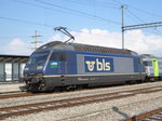 BLS - Lok 465 009-9 in Kerzers am 25.07.2016