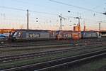 Am Morgen des 03.08.2015 standen Re 465 012-3  Eurotunnel , Re 465 009-9  Napf  und Re 465 010-7  Mont Vully  zusammen im Badischen Bahnhof von Basel abgestellt und warten zusammen auf deren