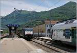 Da bereits zwei Güterzüge in Nord - Süd Richtung nach Luino gefahren sind, erwartet ich in Cadenazzo vor der Abfahrt der S 30 nach Malpensa einen Gegenzug von Luino und wurde dann von
