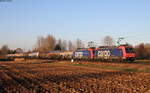 Re 482 033-8 und Re 482 023-9 mit dem DGS 49069 (Karlsruhe Gbf-Basel SBB RB) bei Riegel 13.2.18