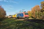 SBB Cargo International Bombardier Traxx 482 000-7 mit KLV Zug am 15.11.20 in Hanau West