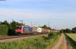 Re 482 003-1 mit dem DGS 43001 (Köln Eifeltor-Gallarate) bei Köndringen 16.6.21