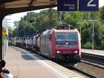 SBB 482 018 mit KLV-Zug in Brühl, 24.07.18