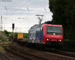 Re 482 033-8 mit einem KLV -> Norden  in Hattenheim 11.8.09