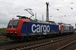 SBB Cargo 482 007 am 13.5.10 mit Railpool/SBB Cargo E186 181-4 in Duisburg-Bissingheim