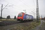 Nachschuss auf 482 042-9, am 26.01.2011 in Lehrte.