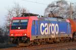 482 042-9 SBB Cargo am Nachmittag des 03.03.2011 bei Woltorf