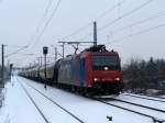 482 030 der SBB CARGO zieht ihren Gz durch Dresden Strehlen.