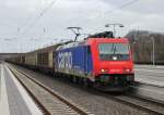 Am 3.Mrz 2013 war SBBC 482 041 in Elze auf dem Weg von Bremen-Grolland nach Freilassing.