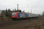 482 044-5 mit einen KLV-Zug bei Fulda am 09.03.2013    