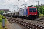 482 043 SBB Cargo / Transpetrol mit Staubsilozug am 15.06.2013 in Bamberg.