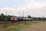 482 046-0 (SBB Cargo) fhrt am 10. August 2013 um 12:27 Uhr mit einem Gterzug durch Elze