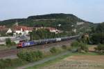 482 047-8 (SBB Cargo) fhrt am 15. August 2013 um 18:26 Uhr mit einem Gterzug durch Retzbach-Zellingen