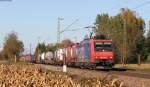 Re 482 003-1 mit einm KV Zug bei Riegel 24.10.13