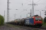 SBB Cargo 482 014 am 8.5.13 mit einem Kesselzug in Ratingen-Lintorf.