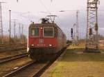 Am 22.12.2013 kam 421 381 mit 482 034 durch Stendal und ging nach Magdeburg weiter.