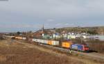 Re 482 000-7 mit demDGS 91261 (Draenau-Basel Bad Rbf) bei Teningen 15.1.14