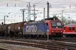 Re 482 006-4 beim Badischen Bahnhof in Basel. Die Aufnahme stammt vom 10.01.2014.