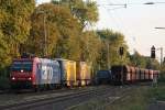 SBB Cargo 482 023 am 1.10.13 mit einem KLV in Ratingen-Lintorf.