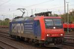 SBB Cargo 482 010 am 18.10.13 als Lz in Düsseldorf-Rath.