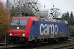 482 036-1 stand am 22.11.2014 im Bahnhof Rostock-Bramow.