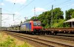 Am 11.06.2015 kam Heiko mit der 482 030-4 von der HSL ( SBB Cargo) aus Richtung Braunschweig nach Niederndodeleben und fuhr weiter in Richtung Magdeburg .