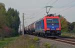 Am 04.10.15 rollte 482 035 der Infra Leuna mit einem Ammoniakgas-Kesselwagenzug aus Piesteritz durch Greppin Richtung Bitterfeld. 