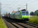 BLS -485 017-8 mit Gterzug unterwegs bei Bettenhausen/BE am 19.05.2012