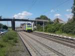 Am 29.05.2012 musste Re 485 017 Lz nach Offenburg, um Ralpin Wagen zu hollen. Hier ist sie in Orschweier.
