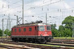 Re 620 053-9 durchfährt den Badischen Bahnhof. Die Aufnahme stammt vom 08.06.2018.