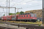 Re 620 041-4 durchfährt den Bahnhof Pratteln. Die Aufnahme stammt vom 29.08.2018.
