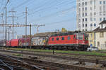 Re 620 049-7 durchfährt den Bahnhof Pratteln. Die Aufnahme stammt vom 09.11.2018.