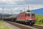 Re 620 016-6 fährt Richtung Bahnhof Itingen. Die Aufnahme stammt vom 15.05.2019.