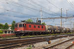 Re 620 052-1 durchfährt den Bahnhof Pratteln. Die Aufnahme stammt vom 25.05.2020.