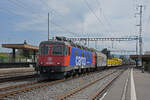 Re 620 022-4 durchfährt den Bahnhof Rupperswil. Die Aufnahme stammt vom07.09.2021.