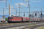 Re 620 030-7 durchfährt den Bahnhof Pratteln. Die Aufnahme stammt vom 11.05.2022.