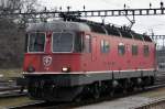 Re 6/6 11626 am Güterbahnhof in Muttenz. Die Aufnahme stammt vom 15.02.2014.