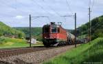 Re6/6 11618 mit Güterzug am 10.05.2013 in Tecknau