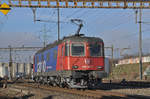 Re 620 087-7 durchfährt den Bahnhof Pratteln. Die Aufnahme stammt vom 07.12.2016.