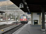 SBB - Re 6/6  620 086-9 im Bahnhof Biel am 25.02.2017