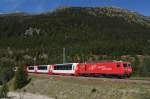 HGe 4/4 II 104 fhrt am 15.9.11 mit dem Glacier-Express 906 von Oberwald Richtung Furka-Basistunnel.