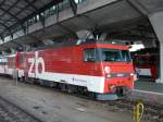 zb - Lok HGe 4/4 101 961-1 vor Schnellzug nach Engelberg im Bahnhof Luzern am 11.06.2013