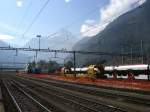 Blick auf das Festgelnde zur 125 Jahre Feier der Gotthardbahn am 08.09.2007.