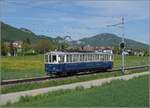 Der 100-jhrige BRe 4/4 116 zum 100-jhringen Jubilum der Solothurn-Niederbipp-Bahn in Niederbipp.