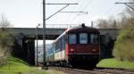 Die Ersatzkomposition fr den RE Olten-Luzern mit dem BDt 50 85 85-33 984-4 am Schluss macht am 08.04.11 eine Leerfahrt zurck nach Olten.