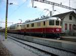 TEE Classics unterwegs mit Re 4/4` 10034 TEE mit der DB Br 103 in Kreuzlingen Hafen anlsslich der Jungfernfahrt von der 10034 am 18.04.09