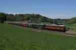 Ae 6/8 205 fhrt am 4.5.12 mit dem Swiss Classic Train von Burgdorf Richtung Wynigen.