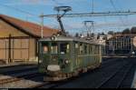 Der Be 4/4 115 ist das älteste fahrtüchtige Fahrzeug der TPF (Baujahr 1905).