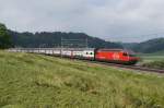 Re 460 061-5 befindet sich am 4.6.11 bei Burgdorf.