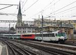 SOB: Impressionen vom Voralpenexpress im Bahnhof St. Gallen am 17. März 2018.
Foto: Walter Ruetsch